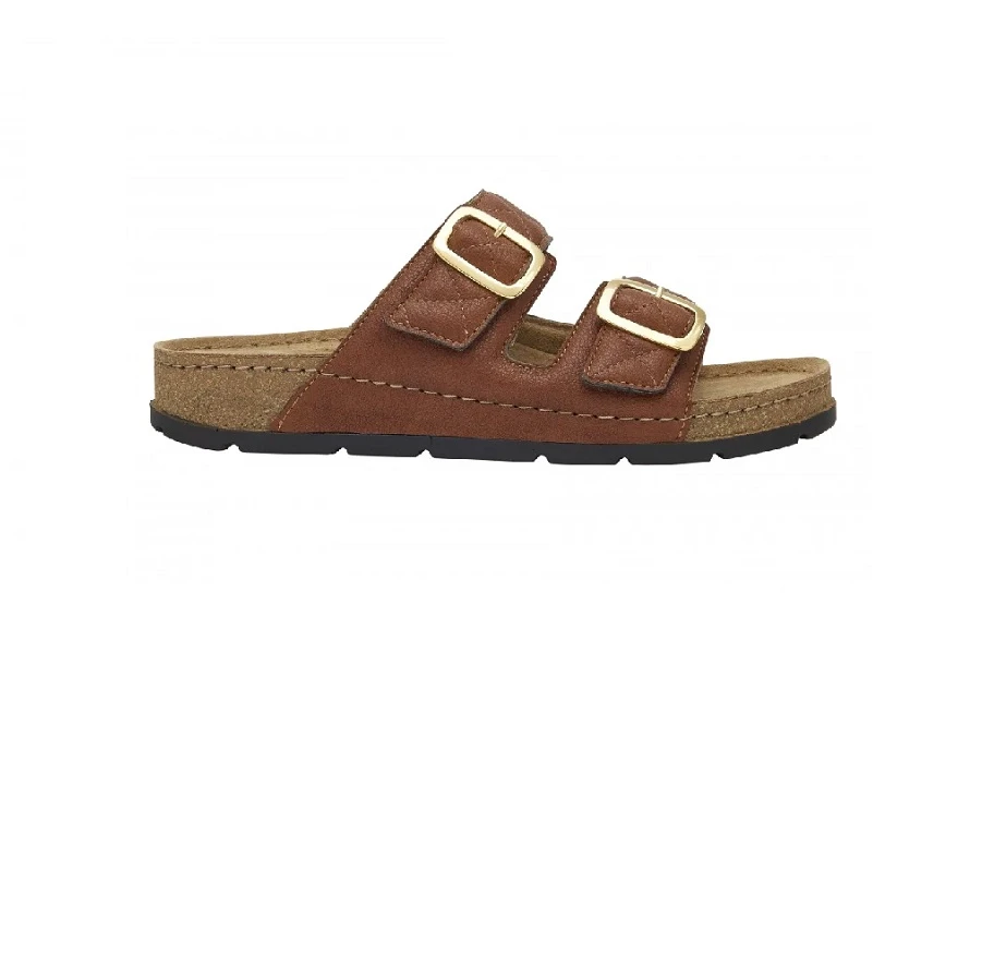 BORA 2 STRAPS-tobacco papuče