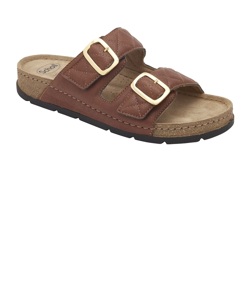BORA 2 STRAPS-tobacco papuče