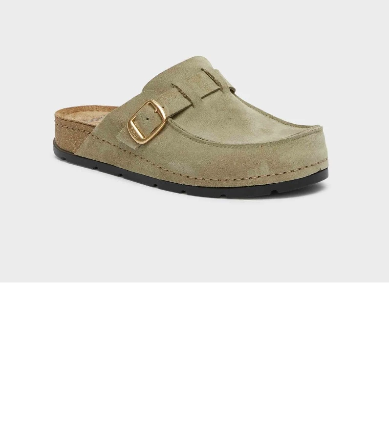 BORA MOCCASIN-olive papuča
