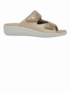 Scholl papuče ANTONIA ELASTIC-bež 