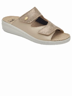 Scholl papuče ANTONIA ELASTIC-bež 