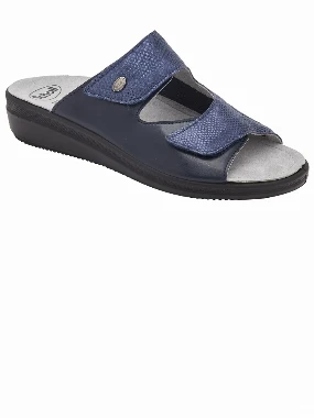 Scholl papuče ANTONIA ELASTIC-plave