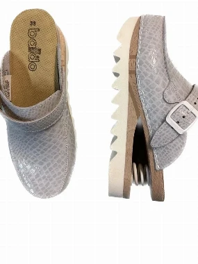 BALDO Klompe FLEXI -reptil bela