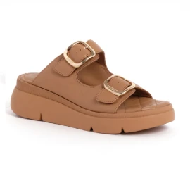 Scholl papuče BALI BUCKLE braon