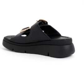 Scholl papuče BALI BUCKLE crne