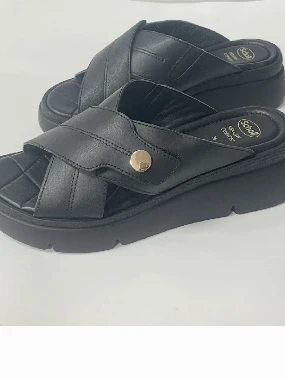 Scholl papuče BALI CROSS STRAPS-crne