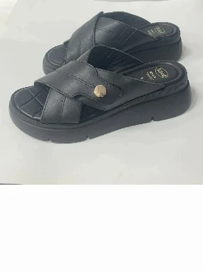 Scholl papuče BALI CROSS STRAPS-crne