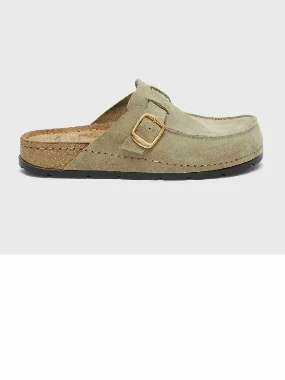 Scholl papuče BORA MOCCASIN-olive