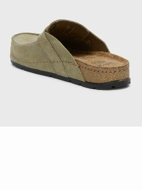 Scholl papuče BORA MOCCASIN-olive