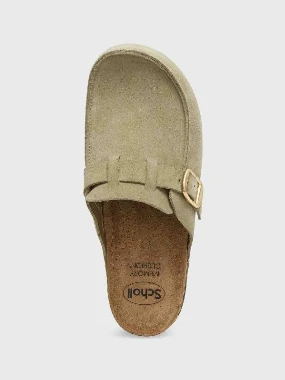 Scholl papuče BORA MOCCASIN-olive