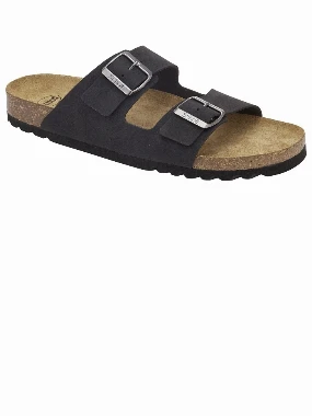 Scholl papuče GERRY-crne