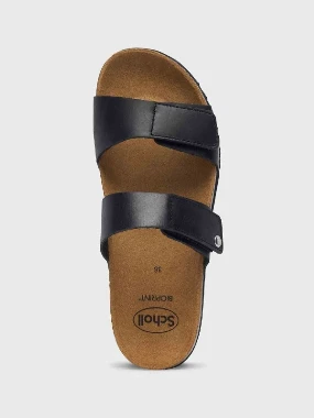 Scholl papuče LUSAKA-crne